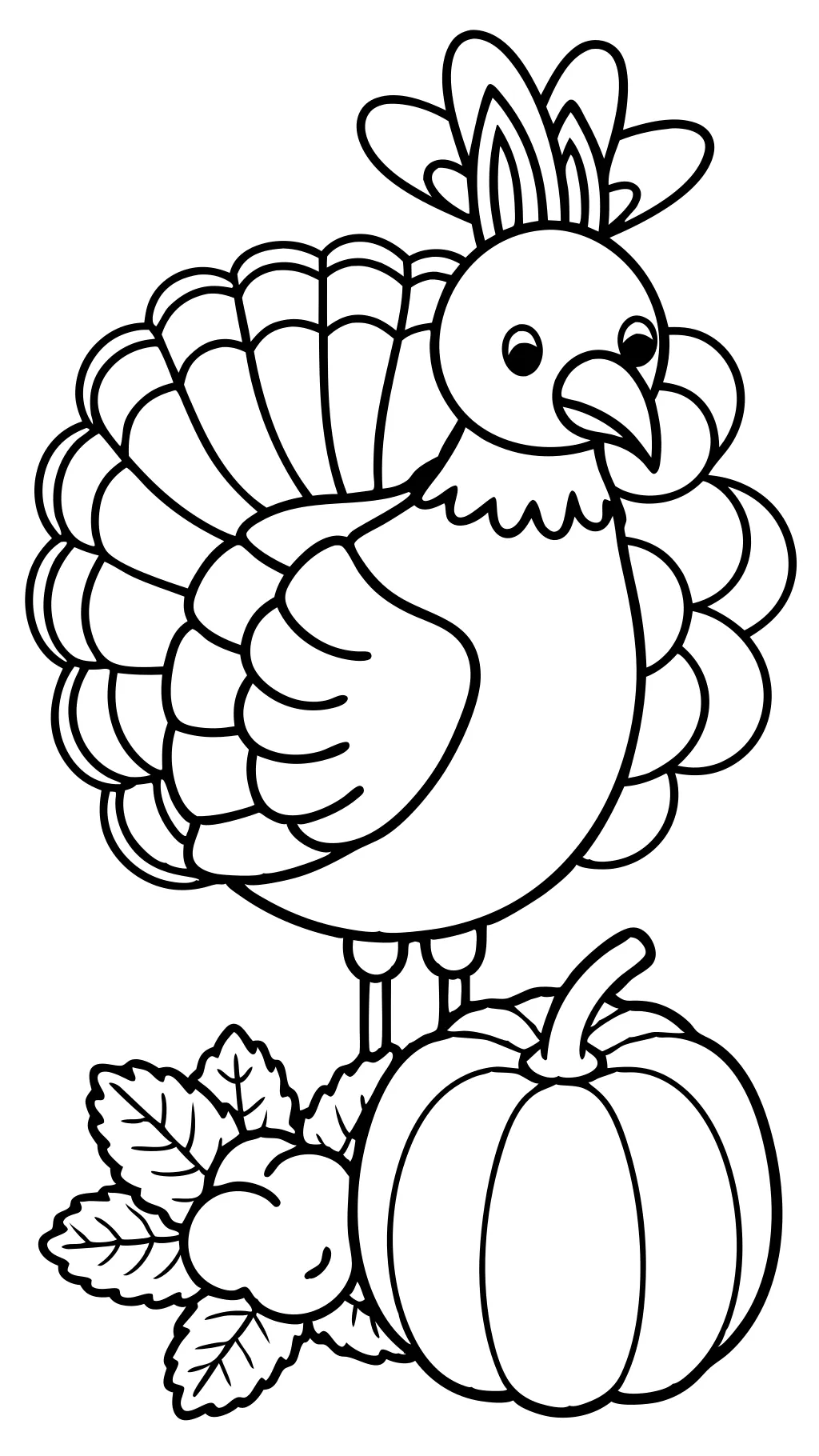 colorier des pages de Thanksgiving pour les enfants